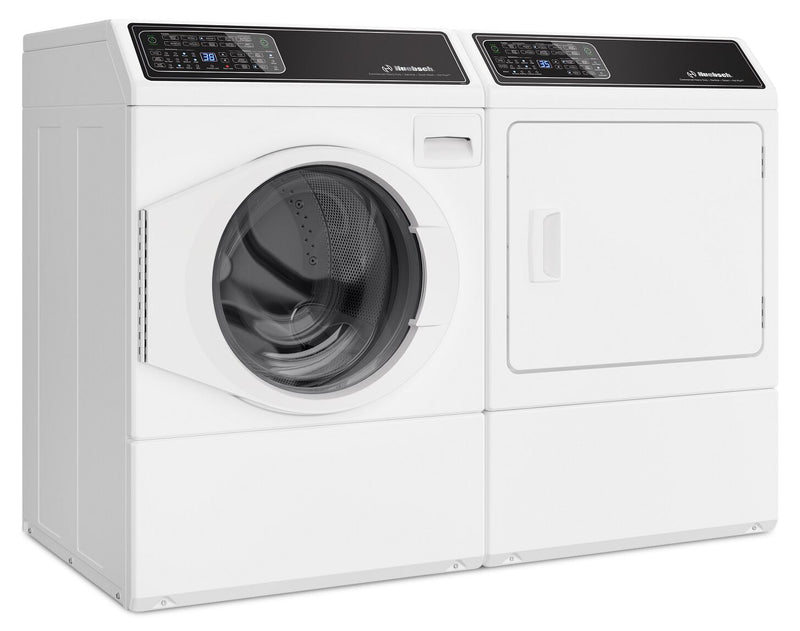 Huebsch® 3.5 Cu. Ft. Front Load Washer and 7 Cu. Ft. Electric Dryer with Pet Plus™ – White 