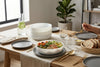 Oslo Opal Glass Pasta Bowls, Set of 4  | Ensemble de 4 Bols a Pates Oslo en Verre Opale