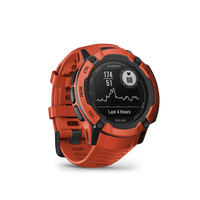 Garmin Instinct® 2X 50 mm Solar GPS Smartwatch - Flame Red