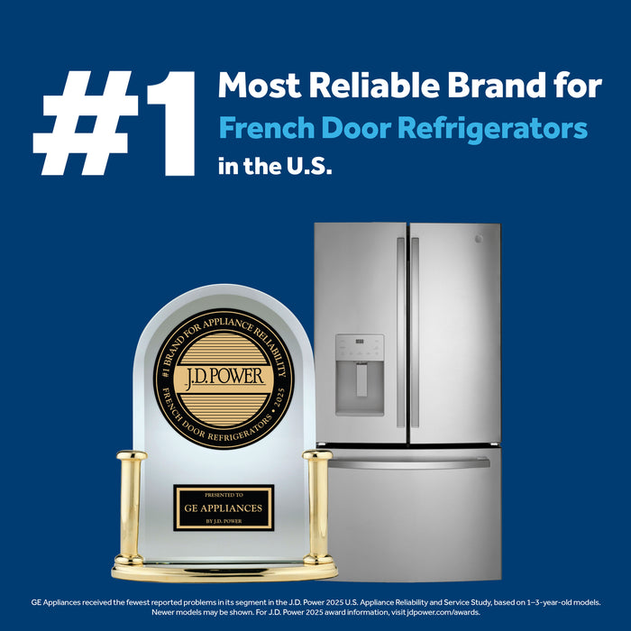 GE 36\" 27 Cu. Ft. French-Door Refrigerator - Slate - GNE27JMMES