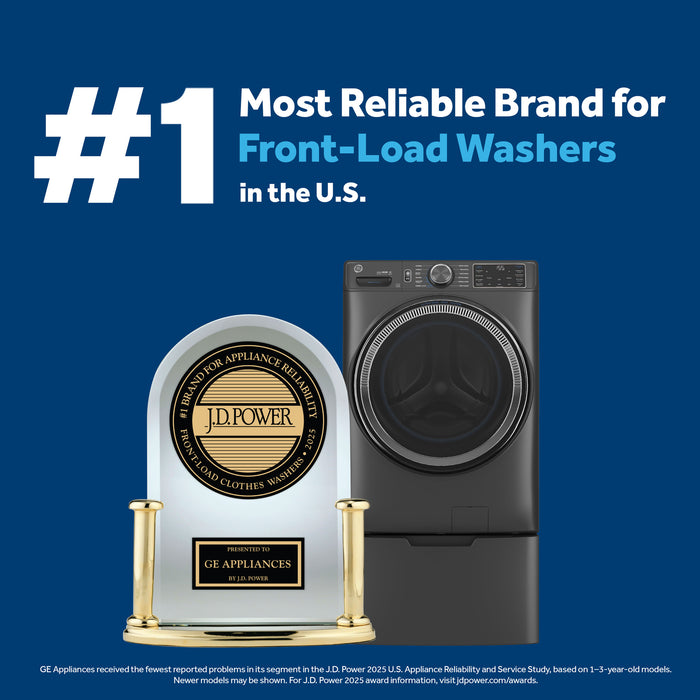 GE 5.8 Cu. Ft. Front-Load Steam Washer with SmartDispense™ and UltraFresh System - GFW655SPVDS