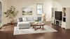 Vault 3-Piece Left-Facing Sectional with Storage Chaise and Two Storage Chairs - Grey | Sofa sectionnel de gauche Vault 3 pièces avec fauteuil long de rangement et 2 fauteuils de rangement - gris