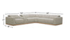 Balance 6-Piece Power Reclining Sectional with Power Headrests - Ginger | Sofa sectionnel à inclinaison électrique Balance 6 pièces avec appuie-têtes électriques - gingembre