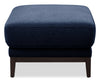 Horizon 44.09" Fabric Ottoman - Navy | Pouf Horizon de 44,09 po en tissu - bleu marine