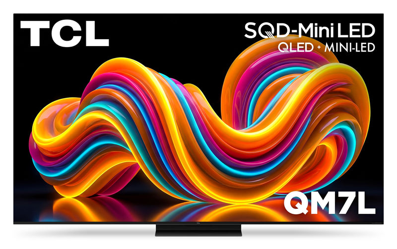 TCL 85\" QM7L QD Mini-LED 4K UHD Smart Fire TV (85QM7L) - 2026 Model