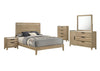 Sable Bedroom Dresser Mirror - Light Brown | Miroir de commode de chambre à coucher Sable - brun clair