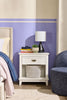 Quinn Bedside 1-Drawer Nightstand with Shelf, 24"W x 26"H - White | Table de nuit Quinn de 24 po (L) x 26 po (H) à 1 tiroir avec tablette - blanche