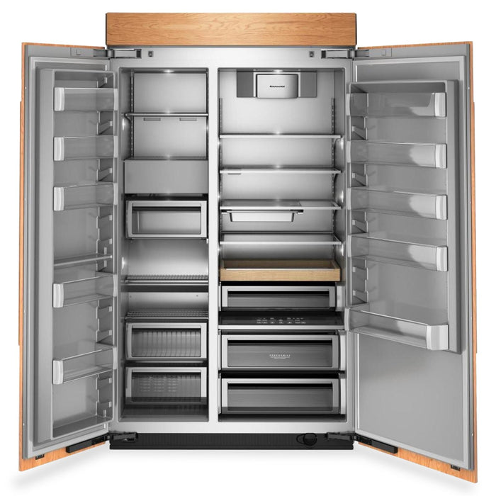 KitchenAid48\" 30 Cu. Ft. Built-In Side-by-Side Refrigerator - Panel Ready - KBSN748TPA