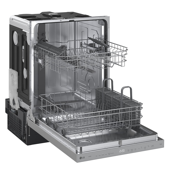 LG 22.37” 52 dB Top Control Dishwasher with FlushFit™ – Stainless Steel - LDNPC227S