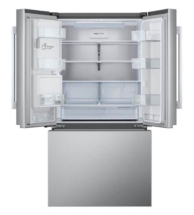 LG 36\" 31 Cu. Ft. Standard-Depth MAX® French 3-Door Refrigerator - LF31WSH63S