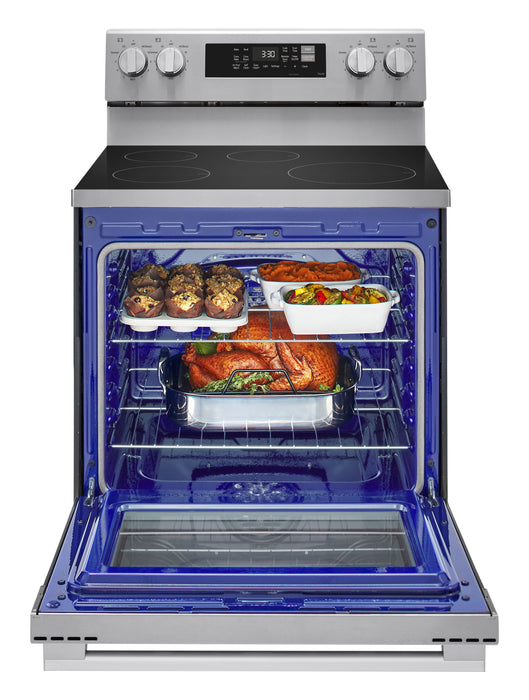 LG 30\" 6.3 Cu. Ft. Induction Range with ProBake® Convection – Stainless Steel - LRIN6323YE 