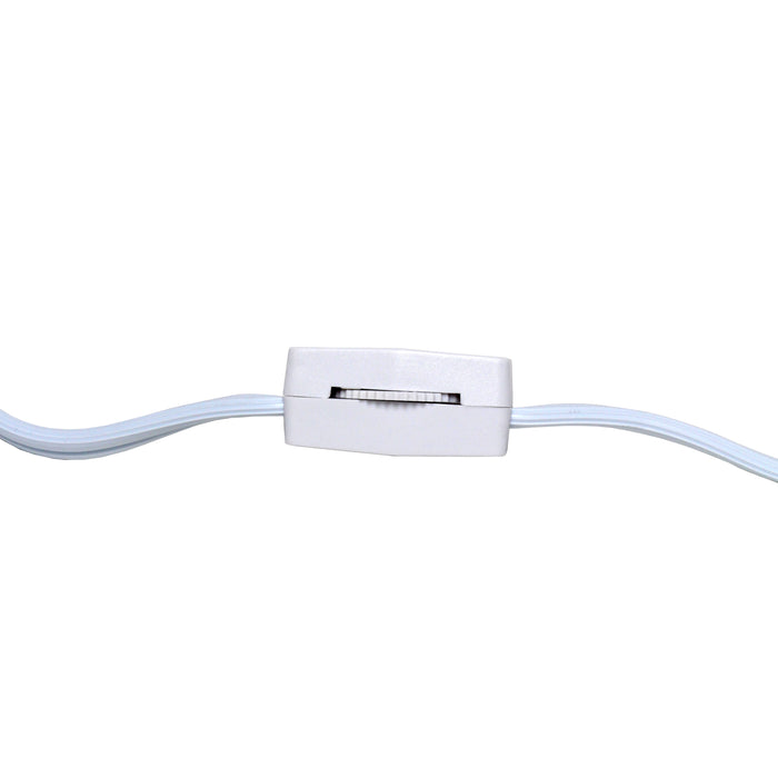 Simple Designs Geometric Concrete Table Lamp - Grey