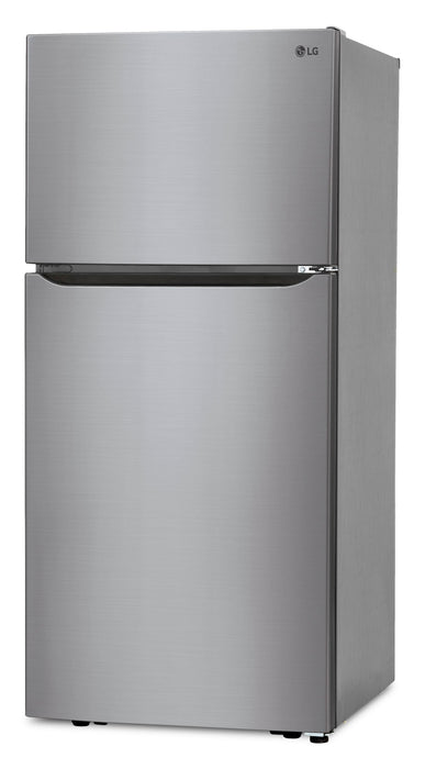 LG 30\" 20 Cu. Ft. Top-Mount Refrigerator – Platinum Silver - LTCS20020V 
