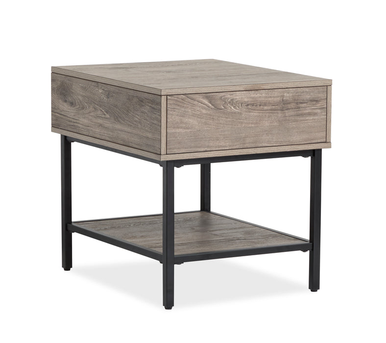 Matthew 22\" End Table with Storage - Multicolour