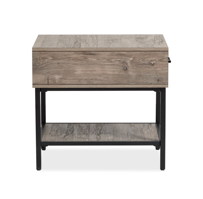 Matthew 22\" End Table with Storage - Multicolour