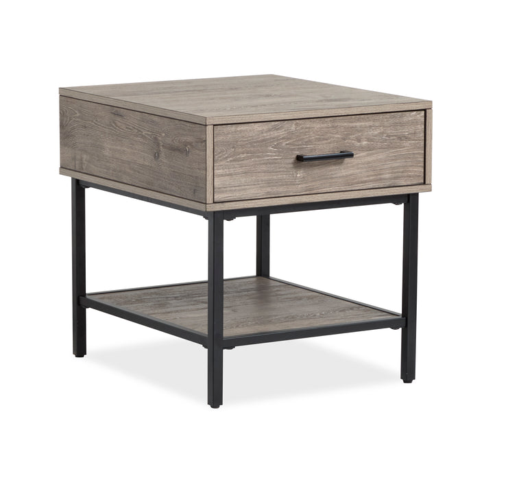 Matthew 22\" End Table with Storage - Multicolour