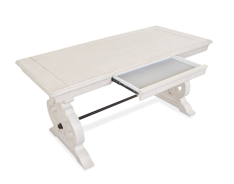Milson 64\" Desk with Storage - Alabaster