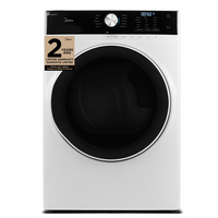 Midea 8 Cu. Ft. Electric Dryer - White - Stackable - MLE52N4AWW 