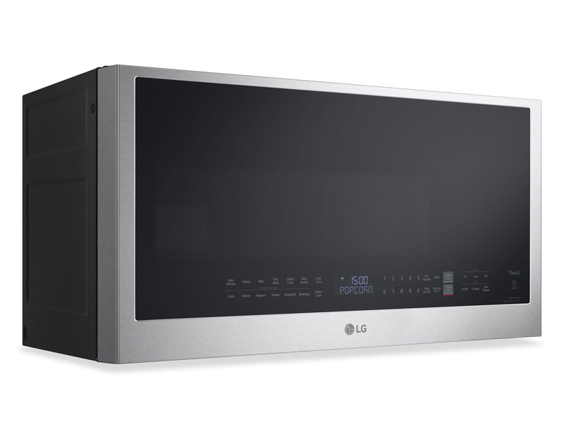LG 2 Cu. Ft. Over-the-Range Microwave with EasyClean® and Sensor Cooking - Smudge Proof Stainless Steel - MVEL2033F