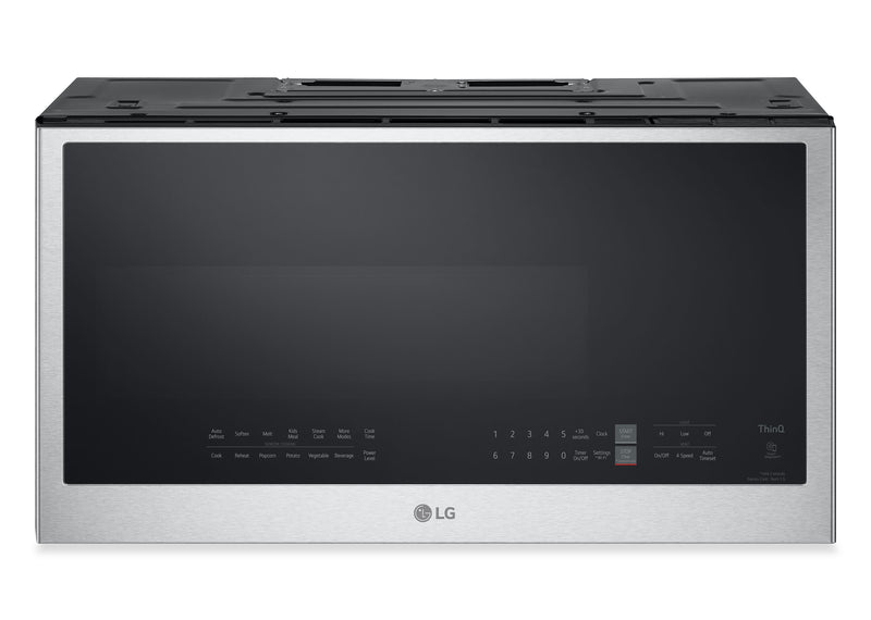 LG 2 Cu. Ft. Over-the-Range Microwave with EasyClean® and Sensor Cooking - Smudge Proof Stainless Steel - MVEL2033F