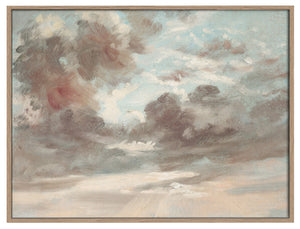 Clouds I Framed Canvas - 18