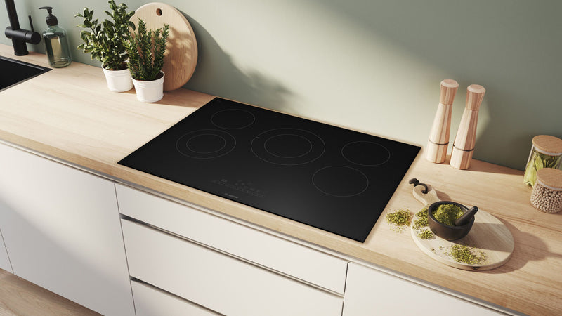 Bosch 800 Series 30\" Electric Cooktop – Black - NET8062UC
