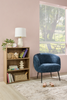 Nova 28.7" Boucle Fabric Accent Chair - Blue | Fauteuil d’appoint Nova de 28,7 po en tissu bouclé - bleu