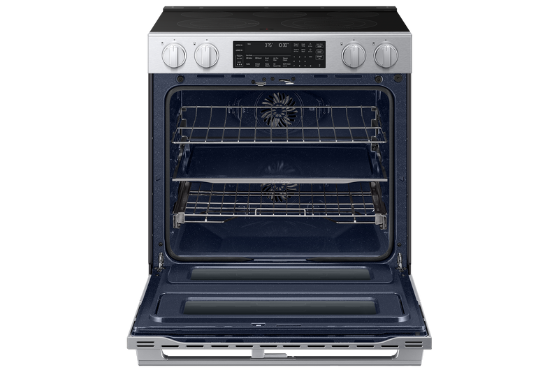 Samsung 6.3 Cu. Ft. Electric Slide-In Flex Duo™ Range with Air Fry Max – Stainless Steel - NSE90H63DRAC