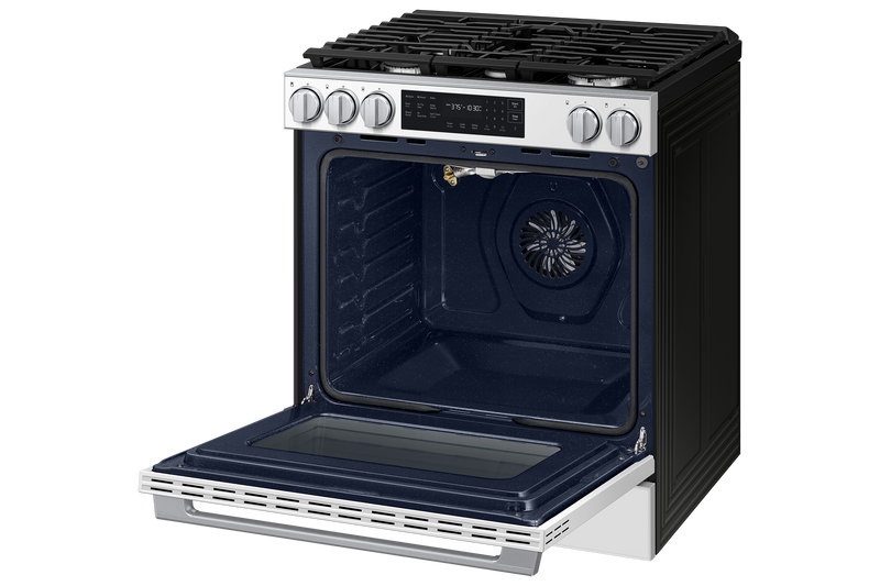 Samsung 6 Cu. Ft. Slide-In True Convection Range with Air Fry Max - White - NSG80H60SWAA