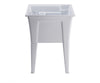 Palary Laundry Tub Accent Cabinet - White|Armoire d’appoint Palary avec cuve pour la buanderie - blanche