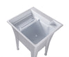 Palary Laundry Tub Accent Cabinet - White|Armoire d’appoint Palary avec cuve pour la buanderie - blanche