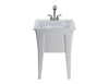 Palary Laundry Tub Accent Cabinet - White|Armoire d’appoint Palary avec cuve pour la buanderie - blanche