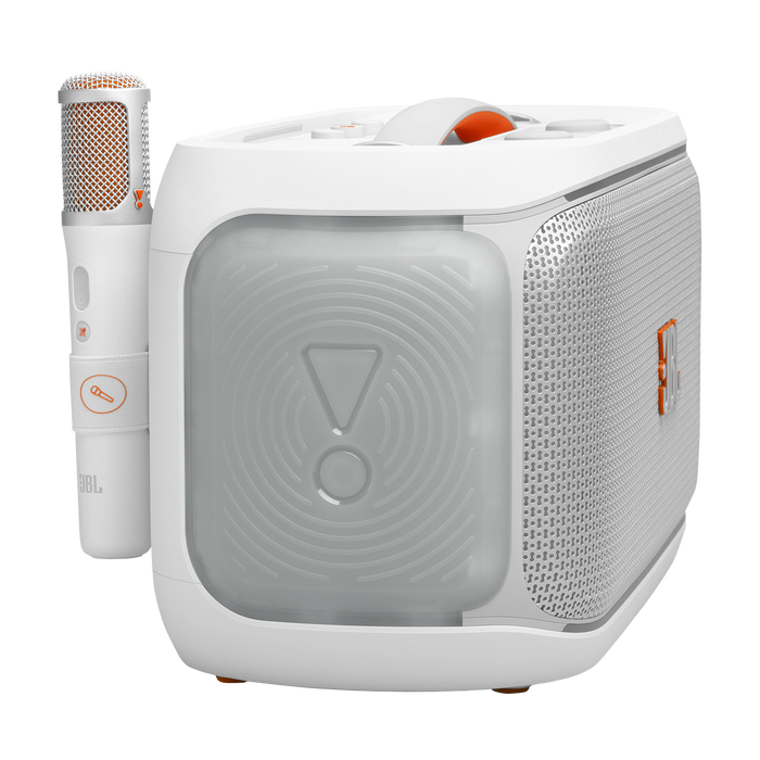 JBL PartyBox On-The-Go 2 Plus 100W JBL Pro Sound Wireless Party Speaker (JBLPBOTG2PLWAM) - White