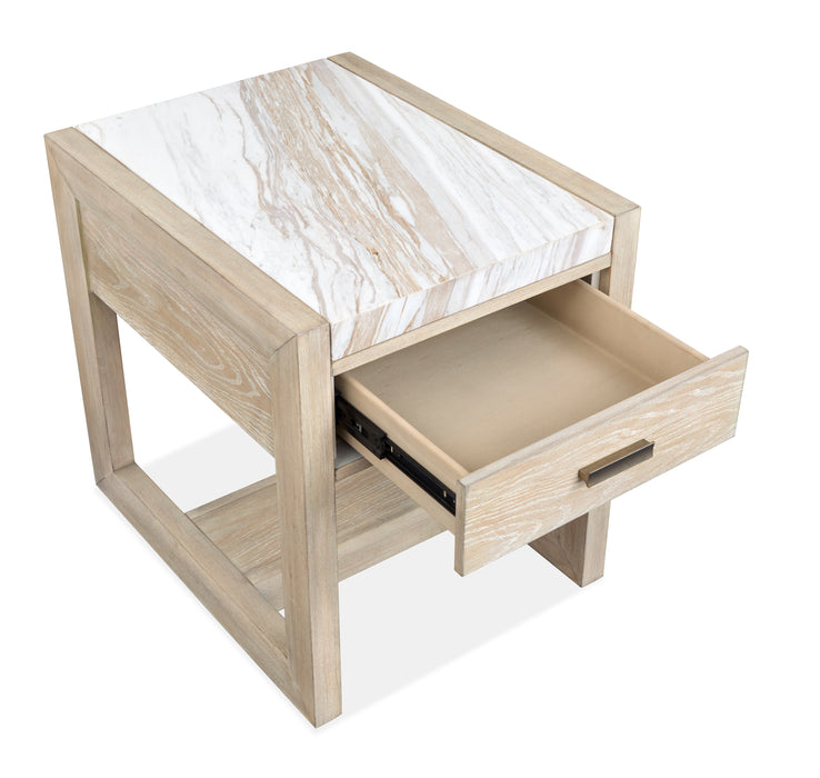 Penley 20\" End Table with Storage - Gallery Buff