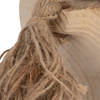 15” Boho Wood Tray with Tassels – Brown | Plateau bohème de 15 po en bois avec glands - brun