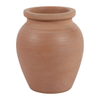 6” Terracotta Bud Vase – Earth Brown  | Vase à fleurs de 6 po en terre cuite - brun terreux