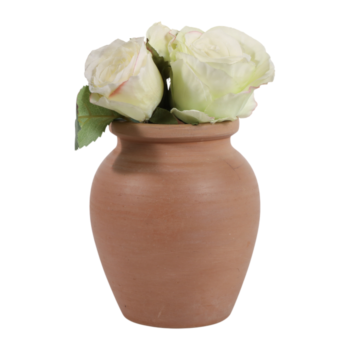 6” Terracotta Bud Vase – Earth Brown 