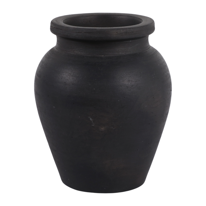 6.25” Terracotta Bud Vase – Black 