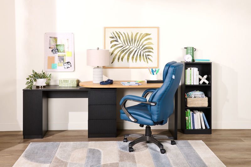 Sealy® Palisade 28\" Adjustable Ergonomic Office Chair - Blue