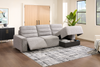 Shaquille O’Neal Home Prestige 3-Piece Right-Facing Sectional with Power Reclining – Grey | Sofa sectionnel de droite Prestige de Shaquille O’Neal Home 3 pièces avec inclinaison électrique - gris