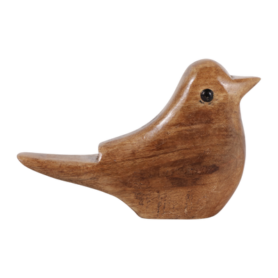 Contemporary Wood Bird Decoration – Natural | Oiseau décoratif contemporain en bois - naturel