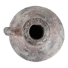 8.25” Terracotta Curvy Bud Vase with Handle – Weathered  | Vase à fleurs courbé de 8,25 po en terre cuite avec poignée - vieilli