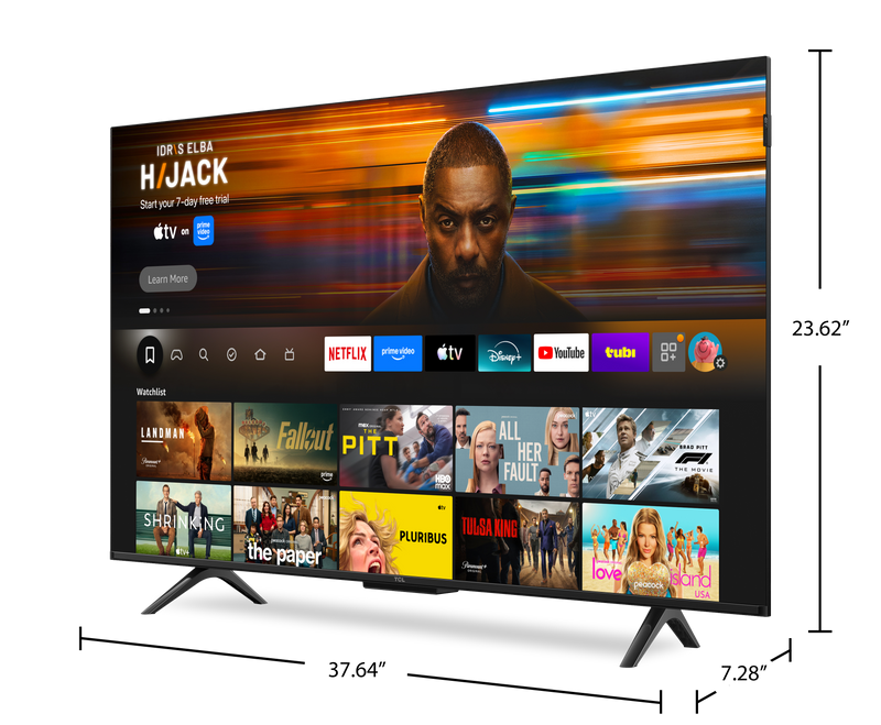 TCL 43\" Q6L Series QD-Mini LED QLED 4K UHD HDR Smart Fire TV (43Q6L) - 2026 Model