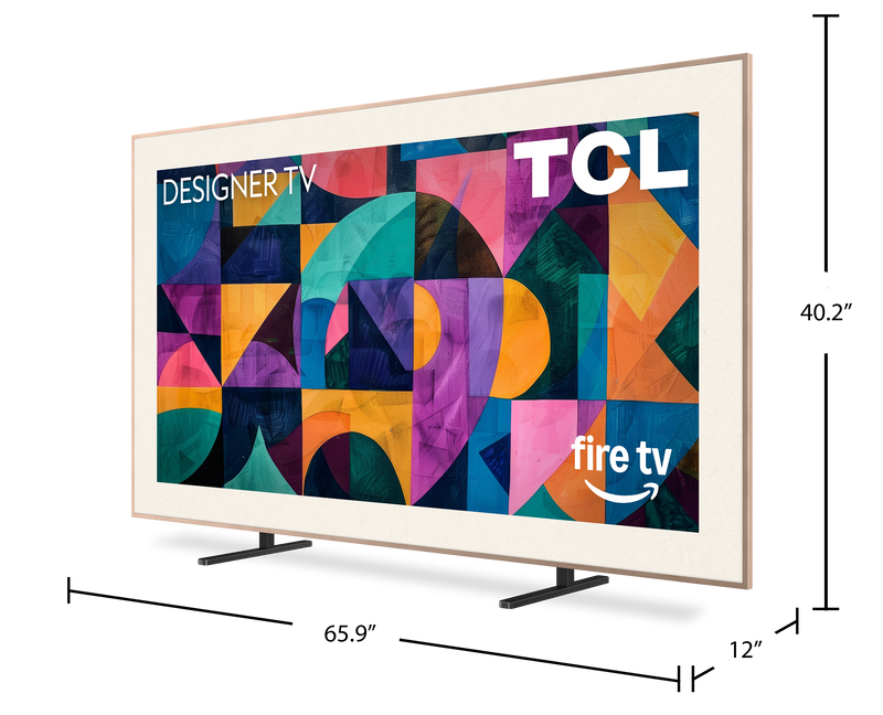 TCL 75\" A400 Pro Series QLED 4K UHD HDR Smart Frame Fire TV (75A400PRO) - 2026 Model 