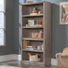 Alcott 35.28” 5-Shelf Bookcase with 3 Adjustable Shelves - Pacific Maple | Bibliothèque Alcott de 35,28 po à 5 tablettes dont 3 tablettes réglables - érable Pacifique