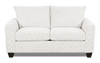 Made in Canada Customizable Sofa Lab Arc 86\" Fabric Condo Sofa  – Teddy Snow