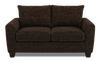 Made in Canada Customizable Sofa Lab Arc 86\" Fabric Condo Sofa  – Plush Chocolate