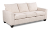 Made in Canada Customizable Sofa Lab Arc 86\" Fabric Sofa  – Chenille White