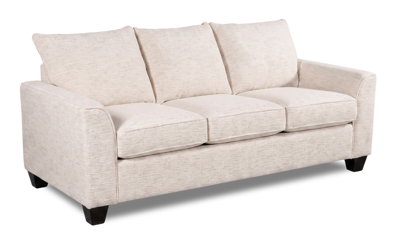 Made in Canada Customizable Sofa Lab Arc 86\" Fabric Sofa  – Chenille White