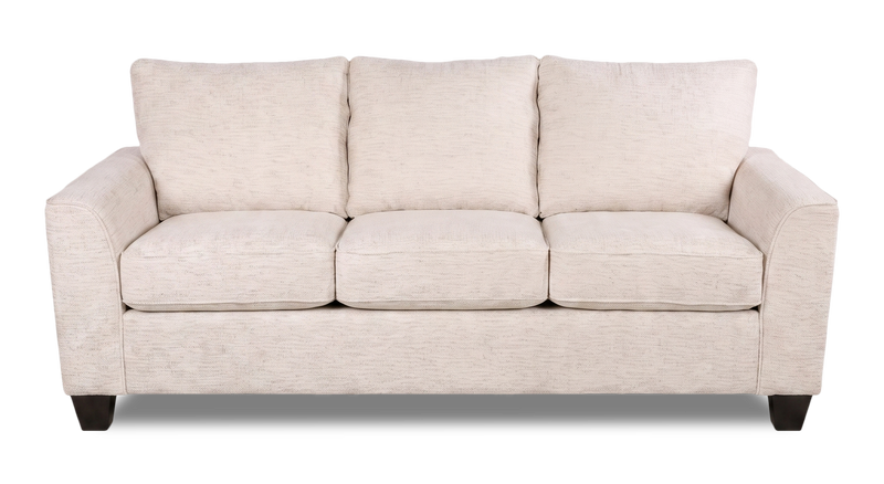 Made in Canada Customizable Sofa Lab Arc 86\" Fabric Sofa  – Chenille White